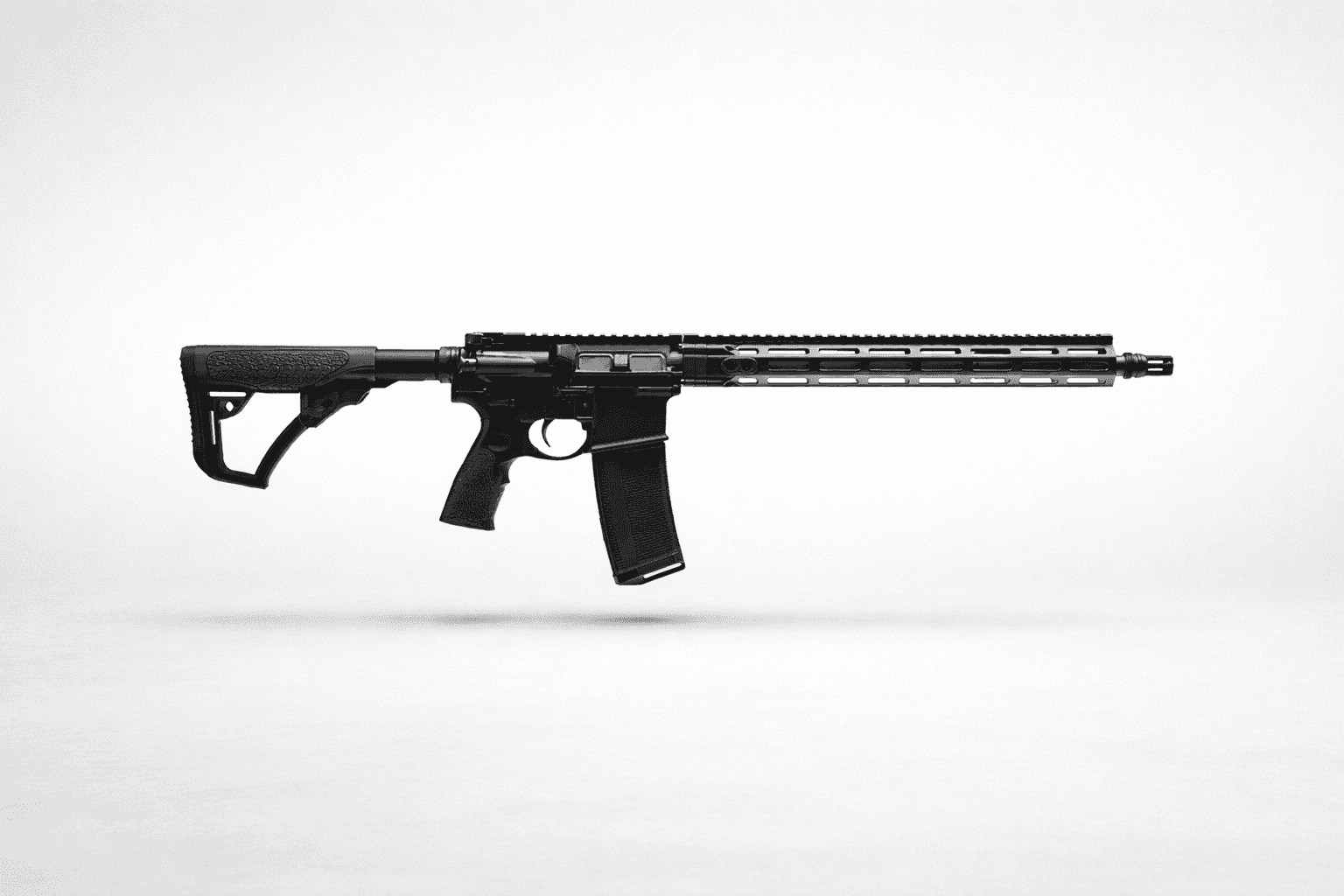 Daniel Defense DD4 V7 SLW Rifle 556 shown in profile against a clean light background