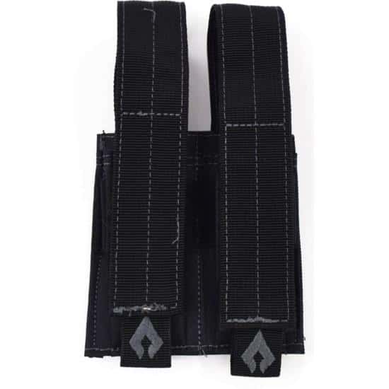 Advance Warrior Solutions Pistol Double Mag Pouch Black