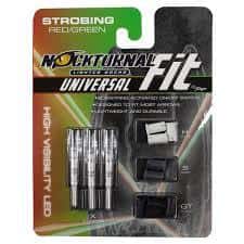 Nockturnal Universal Lighted Nocks Size Strobing Red & Green