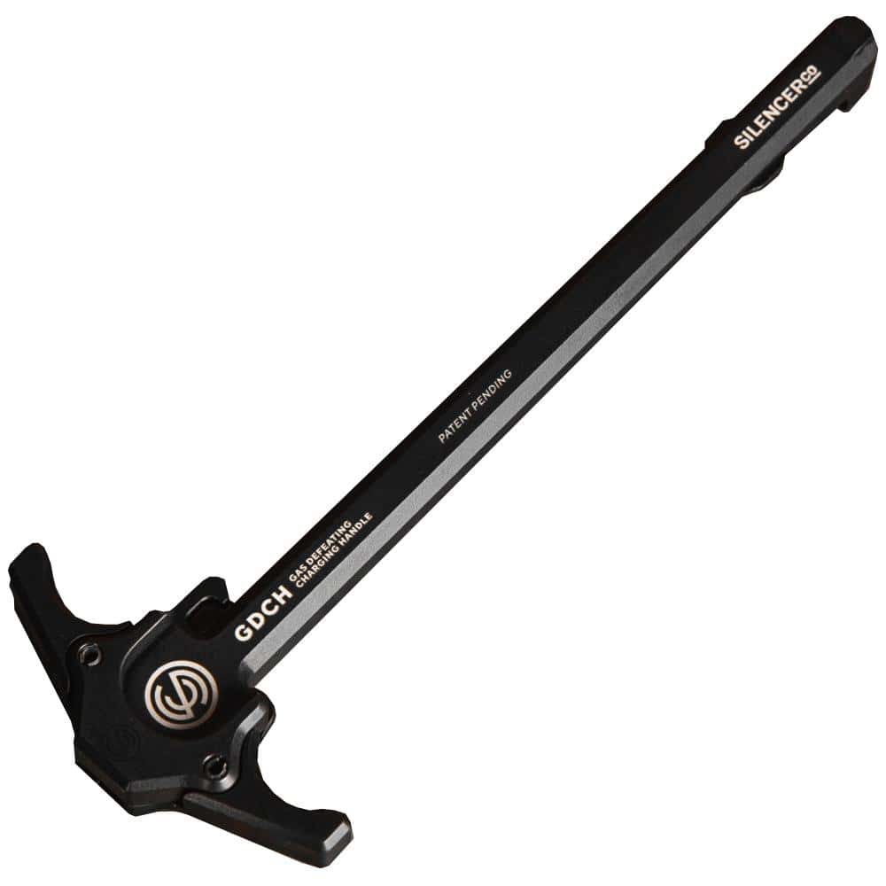 SilencerCo AR-15 Gas Defeating Charging Handle Black