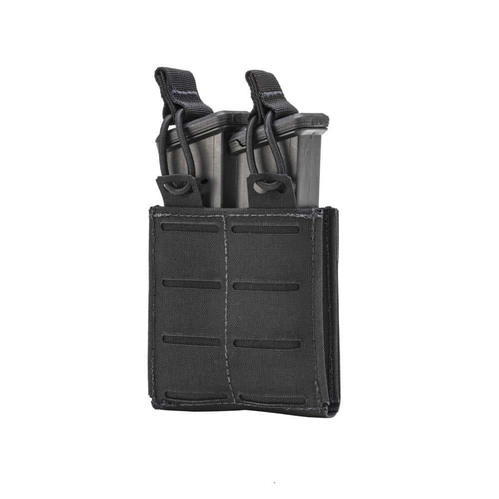 TacShield RZR Molle Double Pistol Magazine Pouch Black