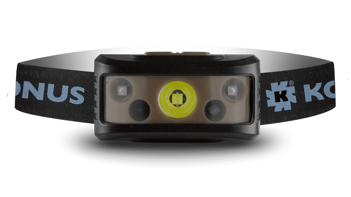 Konus Konusflash-7 Rechargeable Headlamp 236 lumens 4 modes w Hand Motion Sensor