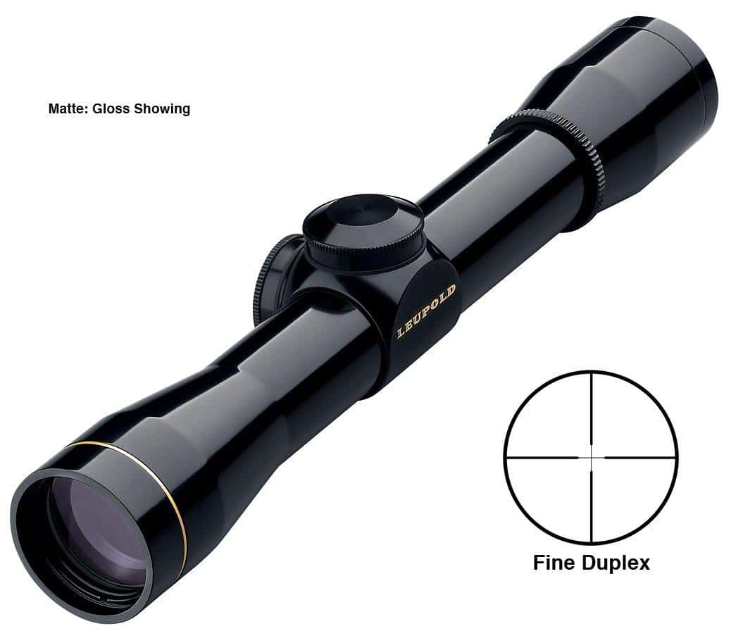 BLEMISHED Leupold FX-I Rimfire Scope - 4x28 Fine Duplex Reticle 1" Tube Matte