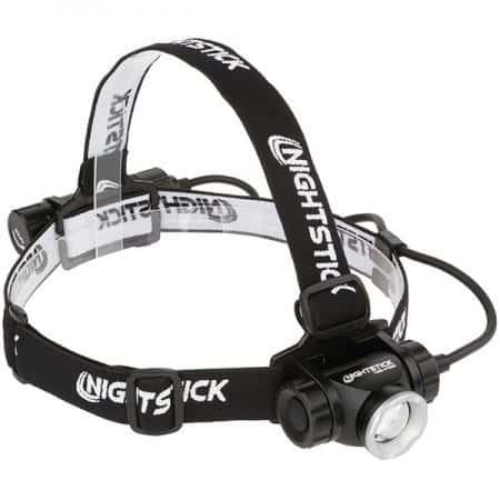 Nightstick Adjustable Beam Headlamp ? USB Rechargeable 1000/600/250 Lumens