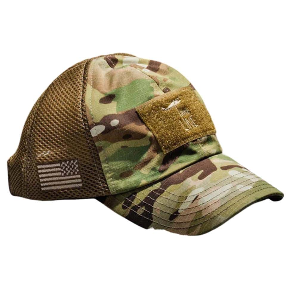 Nine Line American Made Mesh Back Hat with Drop Line Multicam
