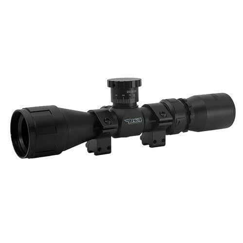 BSA Sweet .22 AO Compact Rifle Scope 2-7x32mm 1" SFP 30/30 Black with Dovetail Rings Blister