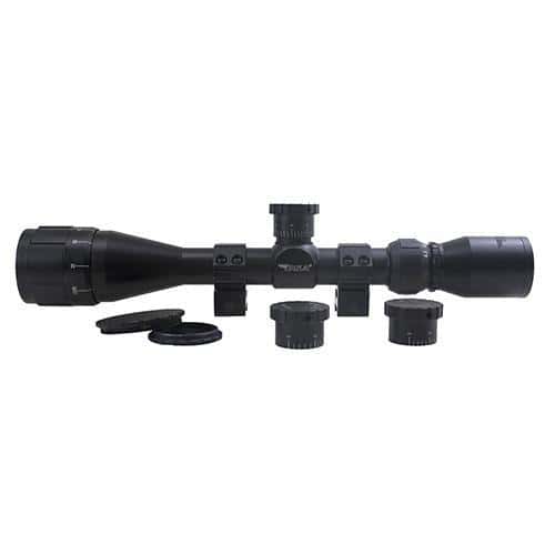 BSA Sweet .22 4-12x Rifle Scope 40mm Adjustable Obj. Dovetail Rings Blister