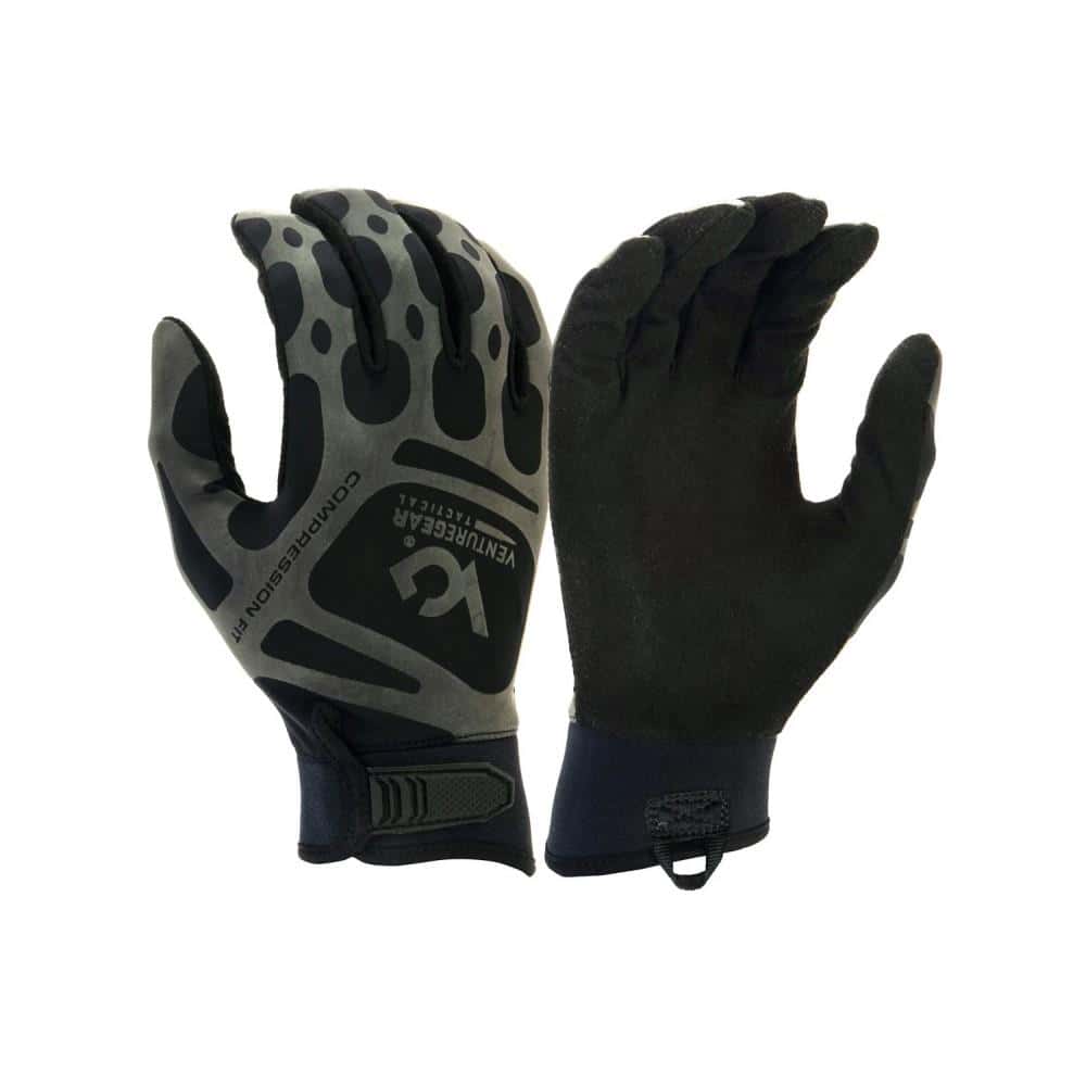 Venture Gear Tactical Compression Fit Training Gloves Black M