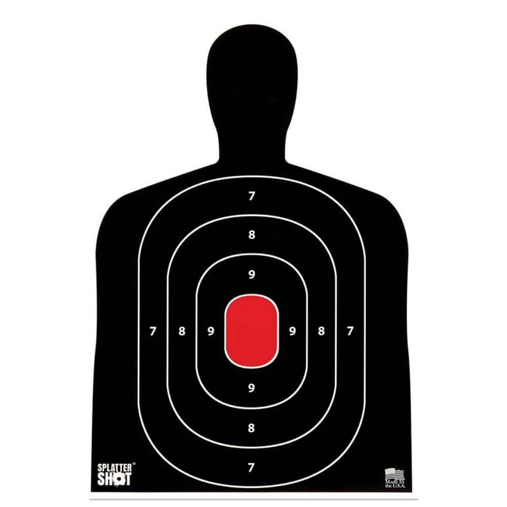 Pro-Shot Silhouette Paper Targets 12x18 Splatter Shot 8/ct