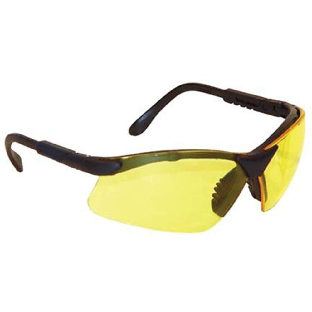 Radians Revelation Sporting Goods Shooting Glasses Black with Amber Lens