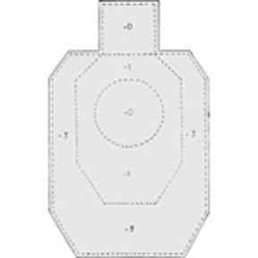 Speedwell Official IDPA Targets Paper Target 100/Pack