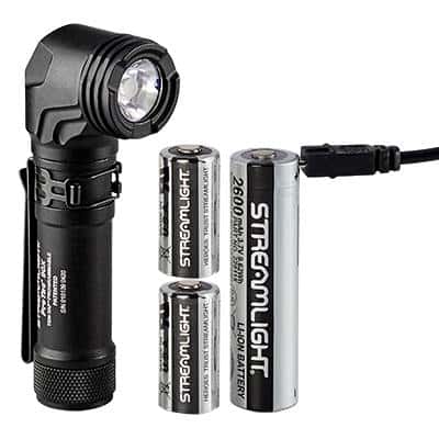 Streamlight Protac 90 X USB/Protac 90 X Black with One SL-B26 Battery Pack and Holster 1000 Lumens