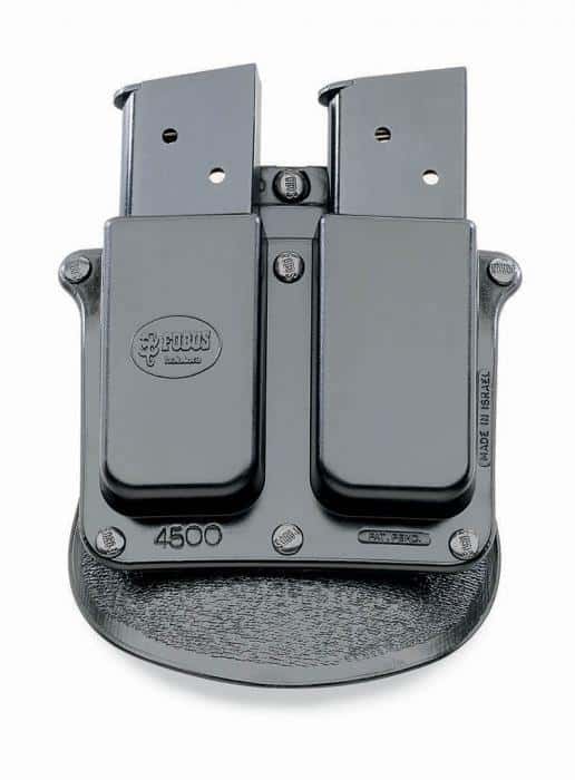 Fobus .45 Double Magazine Paddle Pouch Single Stack