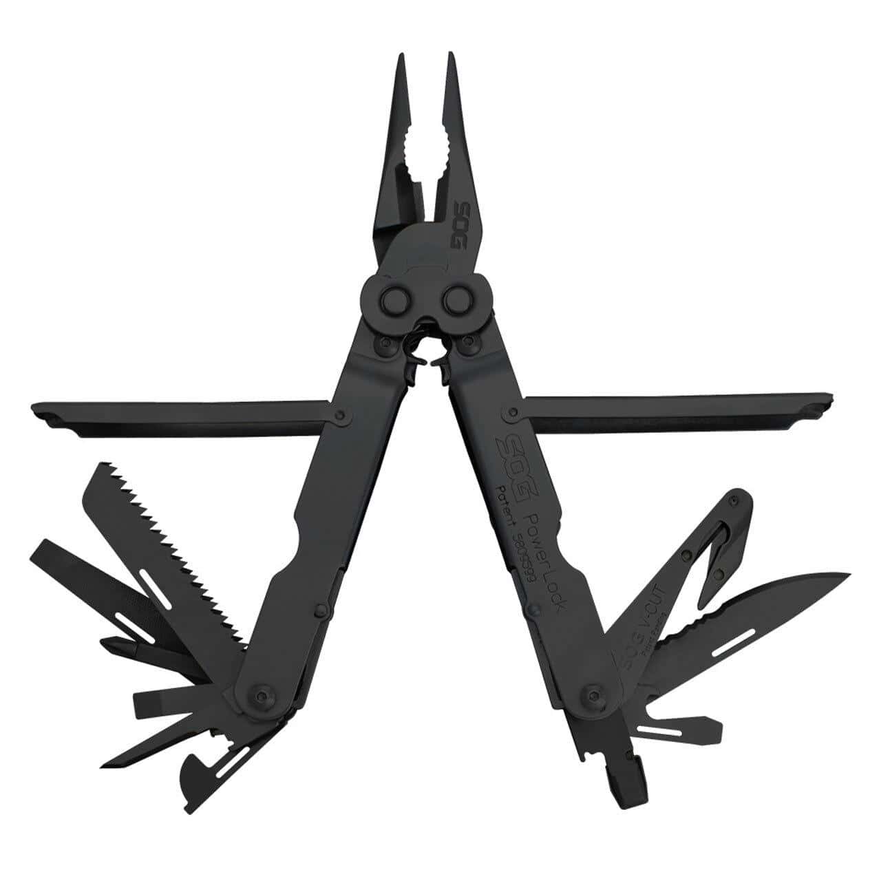 SOG Powerlock V-Cutter Multi-Tool Black with Nylon Pouch