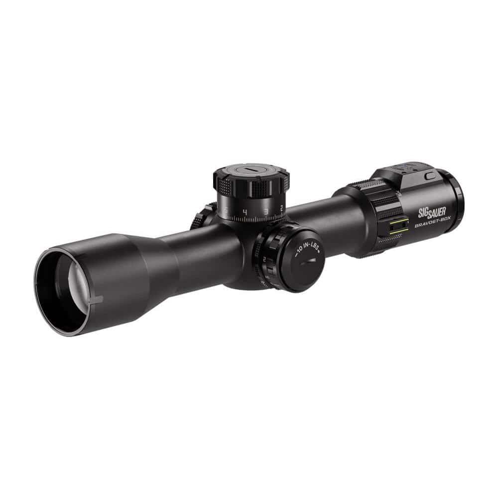 Sig Sauer Bravo6T-BDX Rifle Scope 3-18x44mm 35mm FFP MRAD DEV-L 2.0 Illum Black