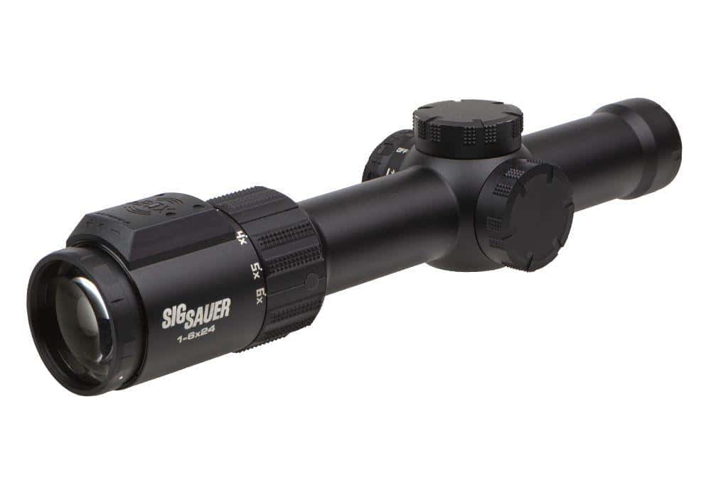 Sig Sauer EASY6-BDX Tactical Rifle Scope 1-6x24 30mm Digital Focal PLane BDX-R LPVO - Black