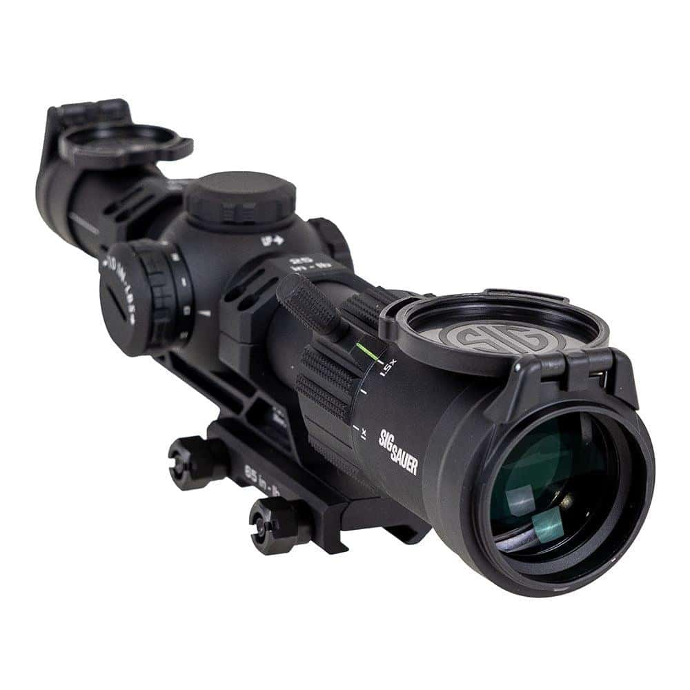 Sig Sauer Tango-MSR Rifle Scope 1-6x24 30mm SFP Hellfire FL-6 MOA Illum. Black with Mount