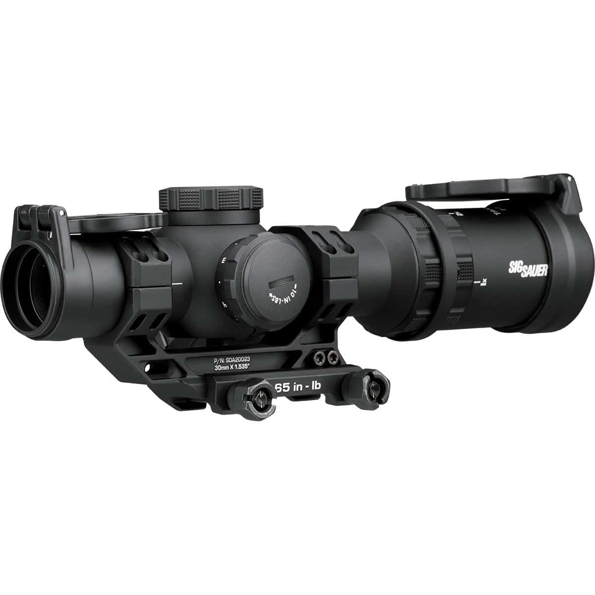 Sig Sauer Tango-MRS Compact Rifle Scope 1-6x24 30mm SFP BDC6 Illum. Black with Romeo 1 Red Dot