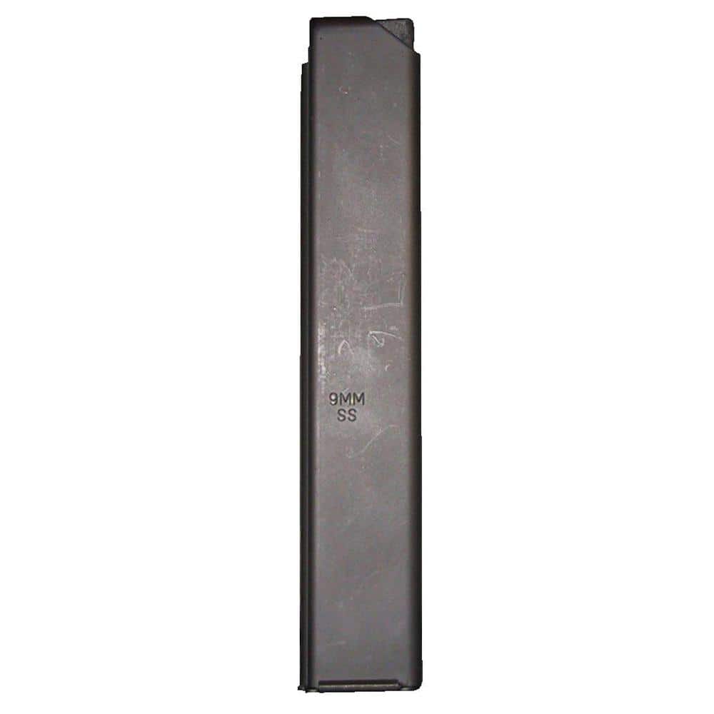 ASC AR Family Rifle Magazine Orange Follower 9mm Black Stainless Steel 32/rd