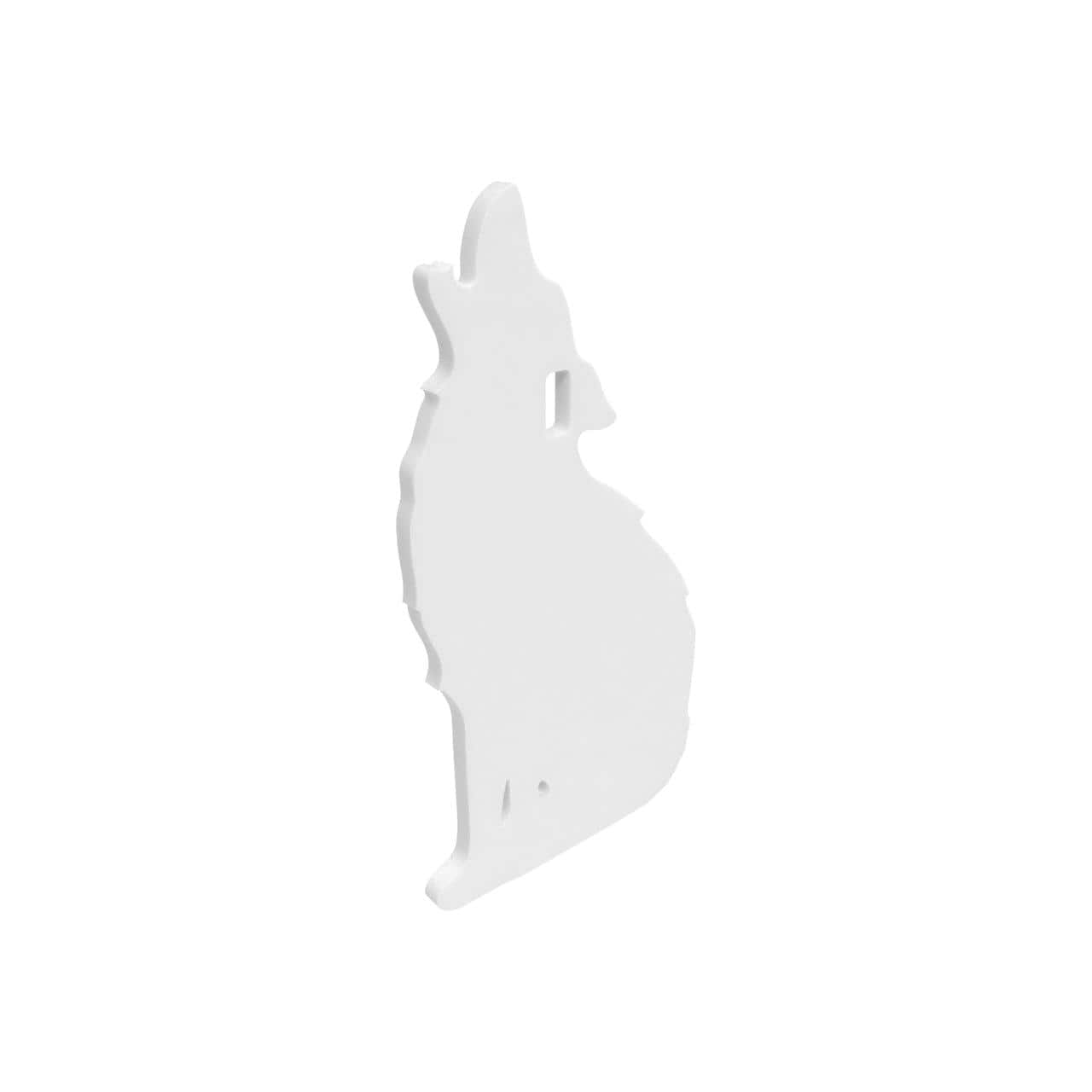 Birchwood Casey AR500 3/8" Steel 1 Hole Animal Silhouette Target - Howling Coyote 1/ct
