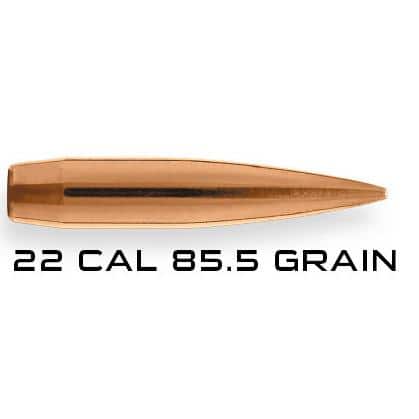 Berger Long Range Hybrid Target Rifle Bullets .22 cal .224" 85.5 gr LRHT 1000/ct