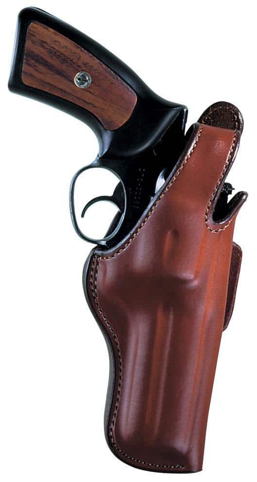 Bianchi Model 5BHL Thumbsnap - Colt Anaconda 4" Right Hand Plain Tan