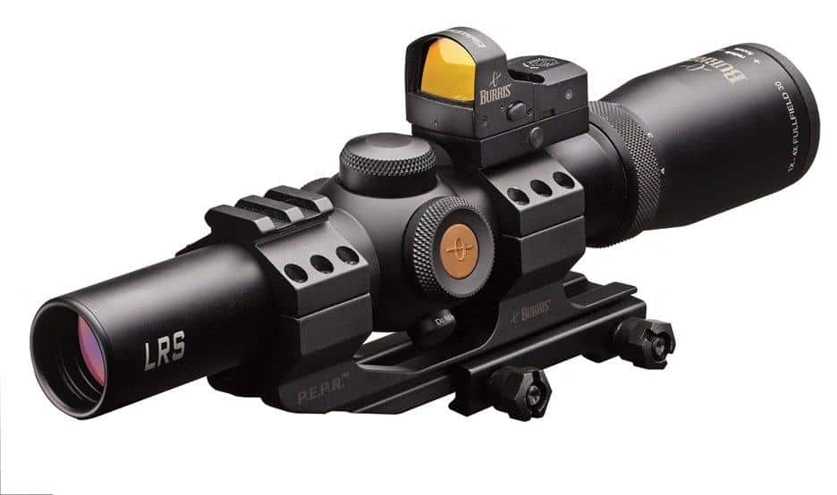 REFURBISHED Burris MTAC Rifle Scope w/FastFire & Mount - 1-4x24mm Ballistic CQ 5.56 Matte