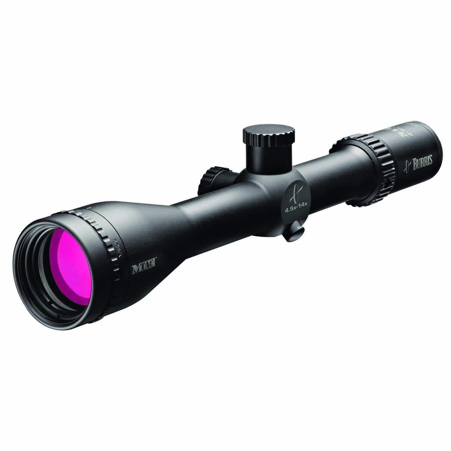 REFURBISHED Burris M-TAC Rifle Scope - 4.5-14x-42mm Ballistic Milling Matte Black