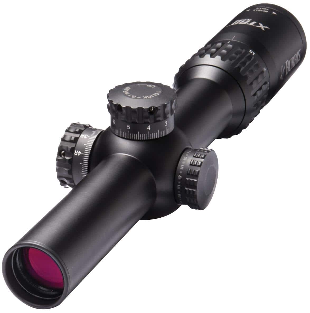 BLEMISHED Burris XTR II Rifle Scope - 1-5x24mm Illum. XTR II Ballistic CQ Mil Reticle Low Mil Knobs Matte