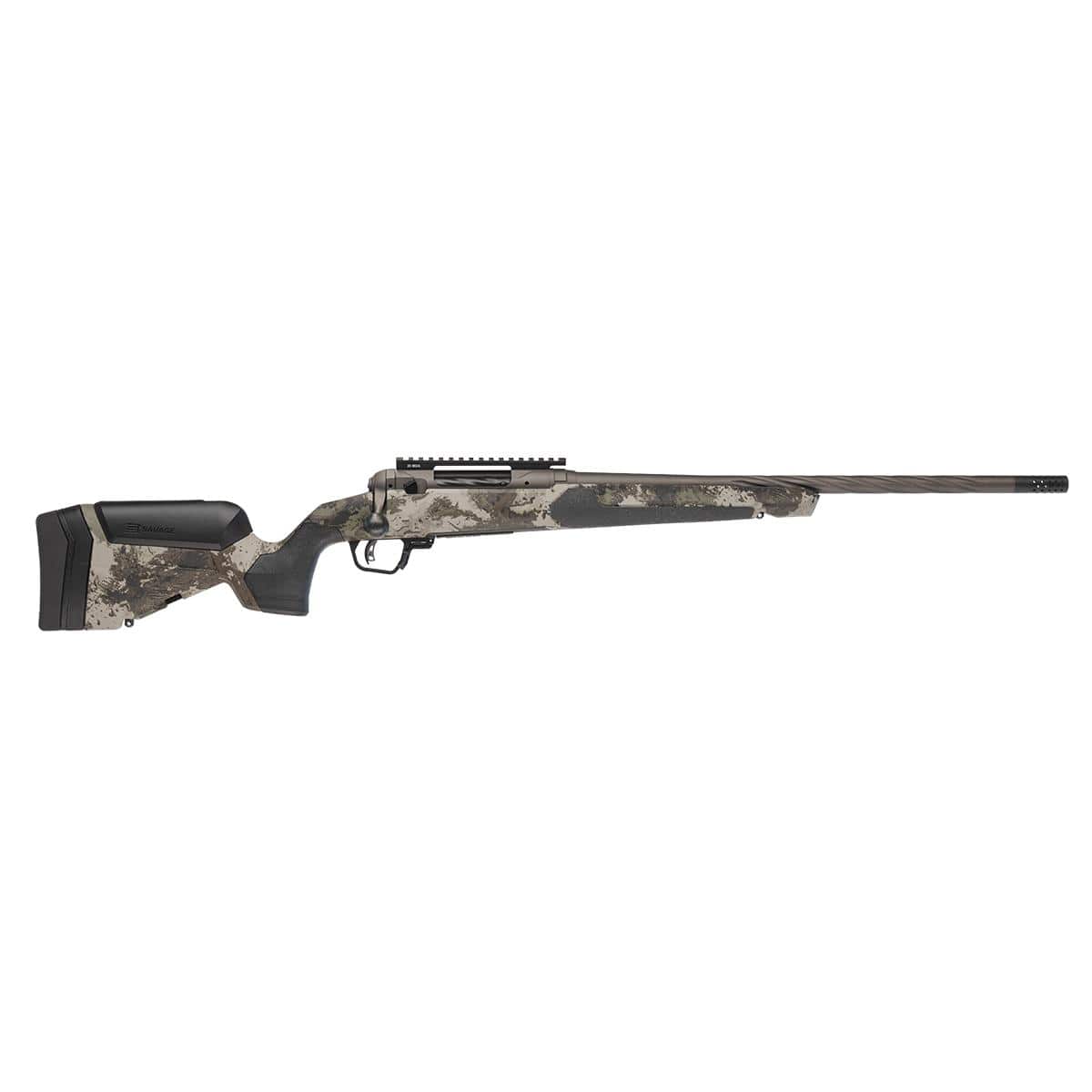 Savage 110 Core Hunter Pro Hunter Woodland Rifle .308 Win 3rd Magazine 20" Threaded Barrel Savage Woodland Synthetic Stock