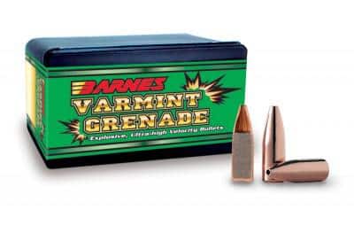 Barnes Varmint Grenade Rifle Bullets 6mm .243" 62 gr VGFB 250/ct