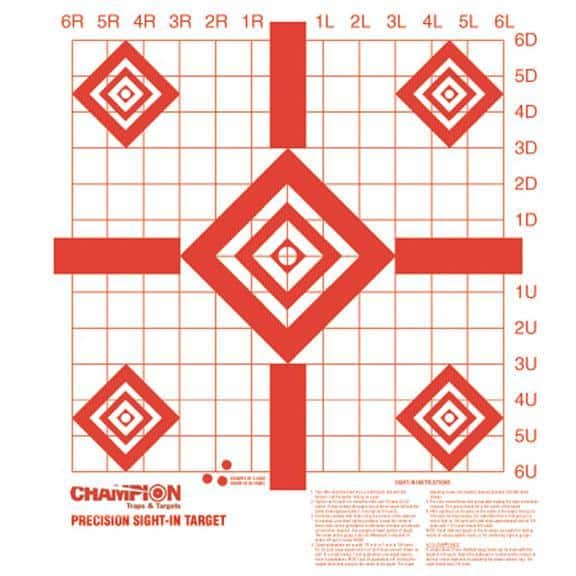 Champion Redfield Style Precision Sight-In Target