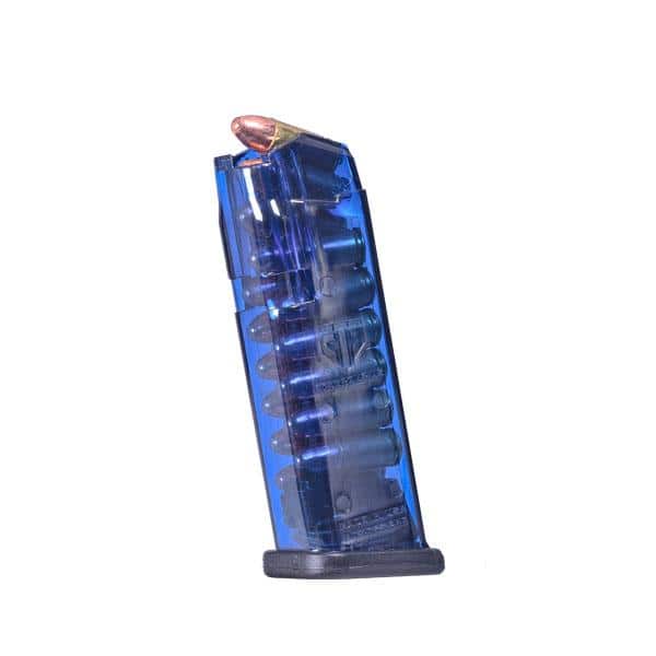 Elite Tactical Systems (ETS) Magazine BLUE - Glock 19 Gen 1-5 9mm 15/rd For Glock 19 26