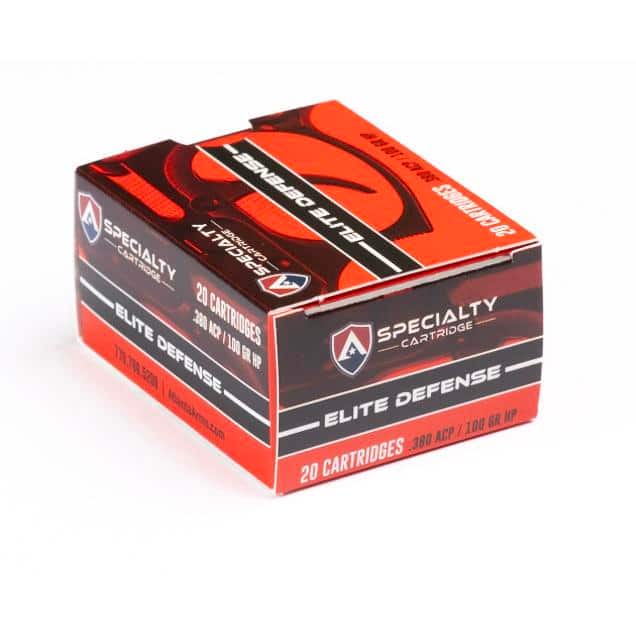 Atlanta Arms Elite Defense Handgun Amunition .380 Auto 100gr JHP 20/ct