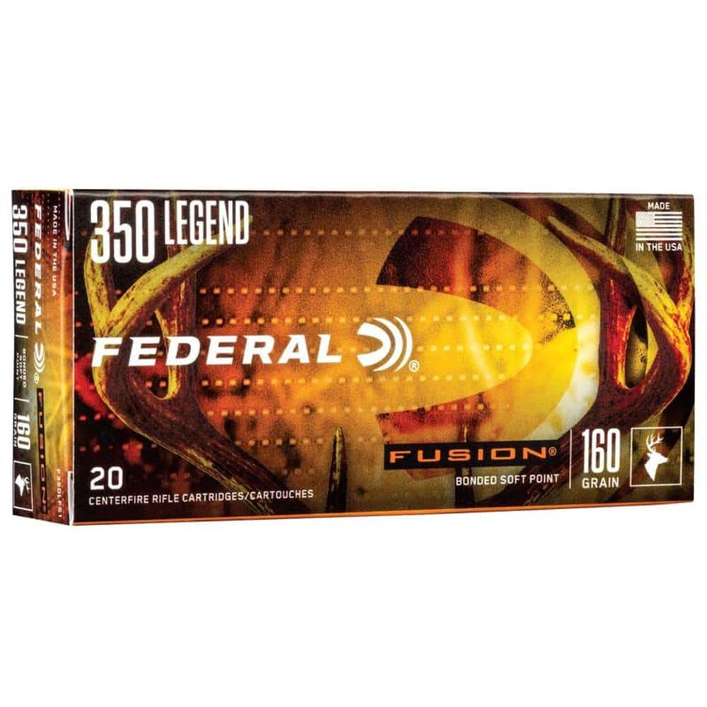 Federal Fusion Rifle Ammunition .350 Legen 180gr SP 350 Legen 20/ct