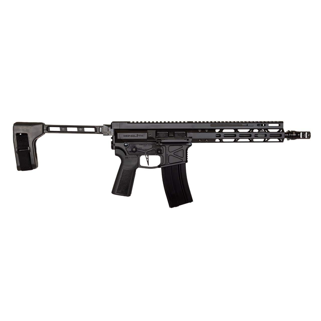 Global Ordnance Monolith Pistol 5.56mm 30rd Magazine 12.5" Barrel SBT Brace Black