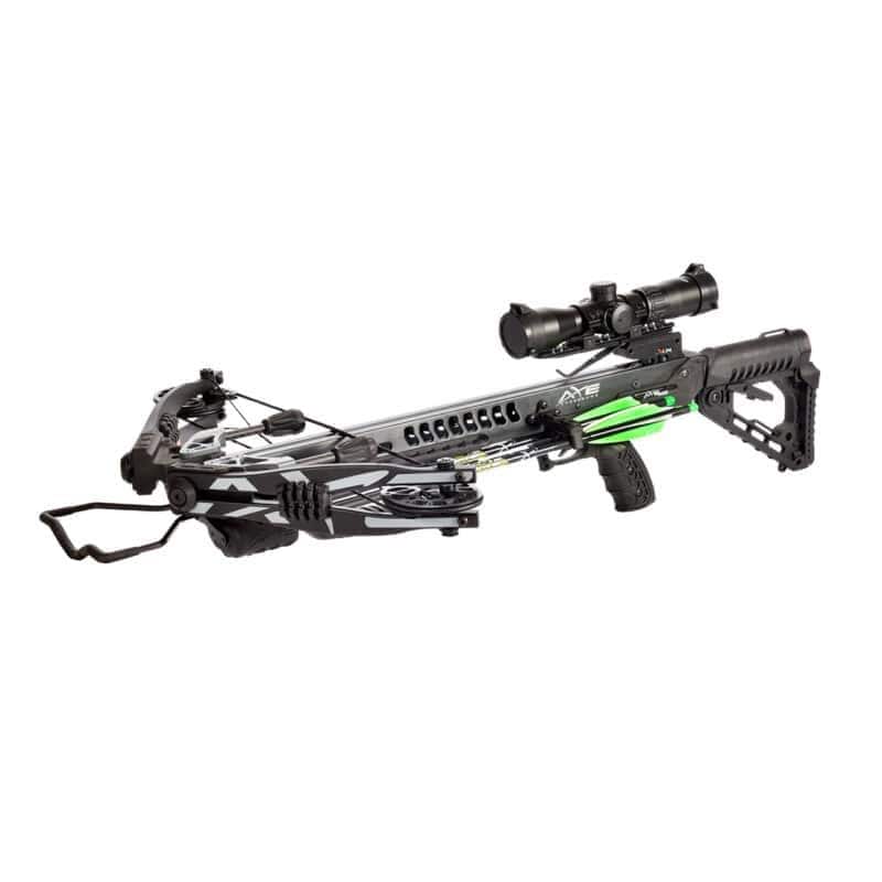 Carbon Express Axe 400 Crossbow with Scope Quiver & PileDriver Crossbolts