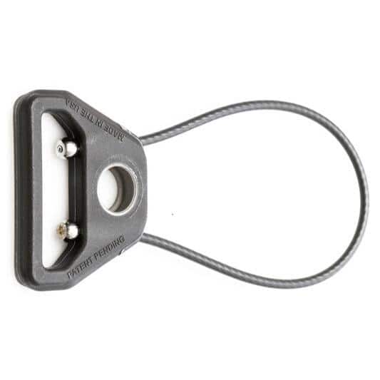 Blue Force Gear Molded Universal Wire Loop Sling Attachment Push Button 2.75" Black