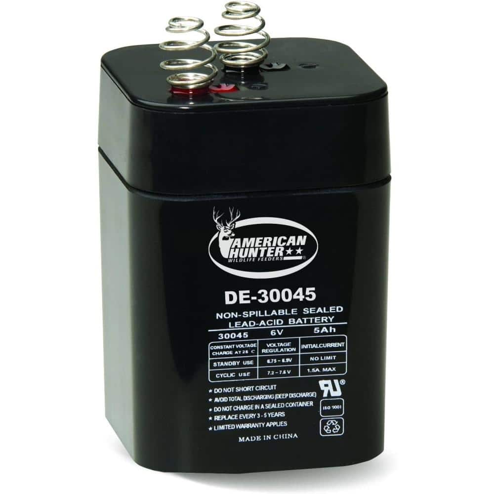 American Hunter Rechargeable Lantern Battery 6V 5A Spring Top