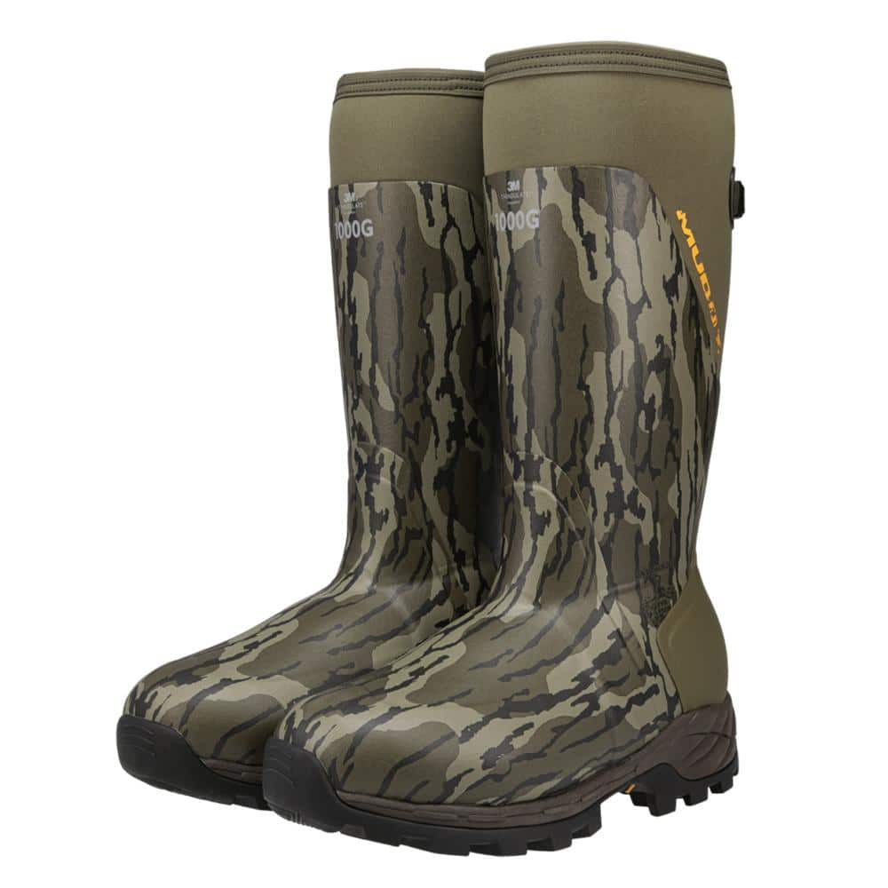 Muddy DV8 17" Insulated Boots 1000G Mossy Oak Bottomland Size 8D