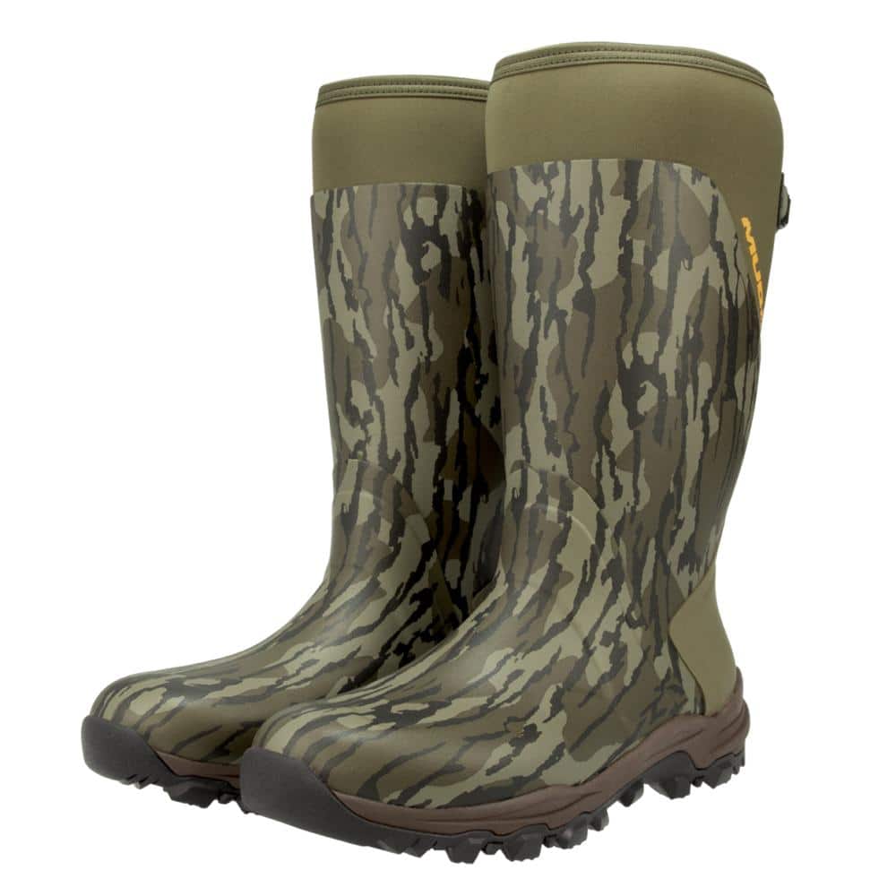 Muddy DV8 17" Non-Insulated Boots Mossy Oak Bottomland Size 9D