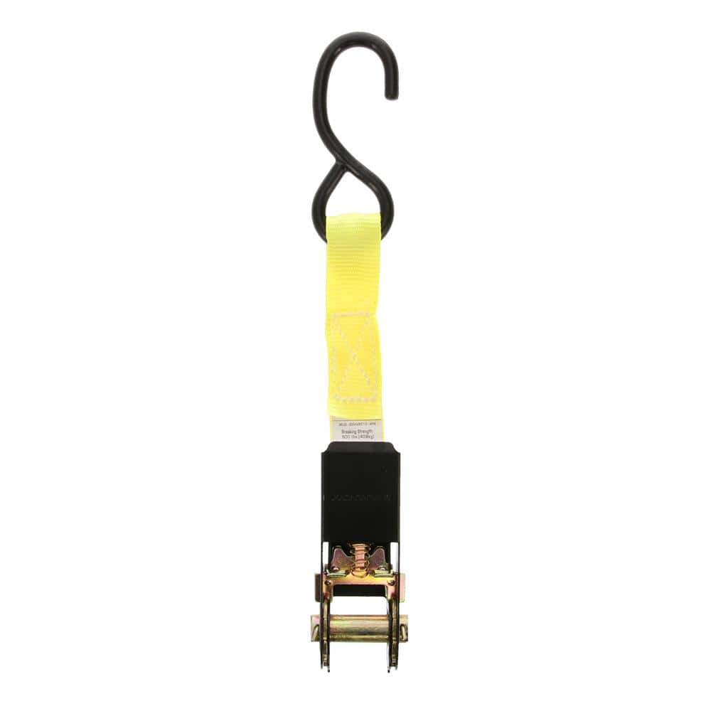 Muddy Ratchet Straps 1" x 10 ft High-Vis Yellow 4/ct