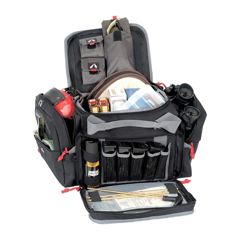 G-Outdoors Medium Range Bag with Lift Ports & 2 Ammo Dump Cups Black