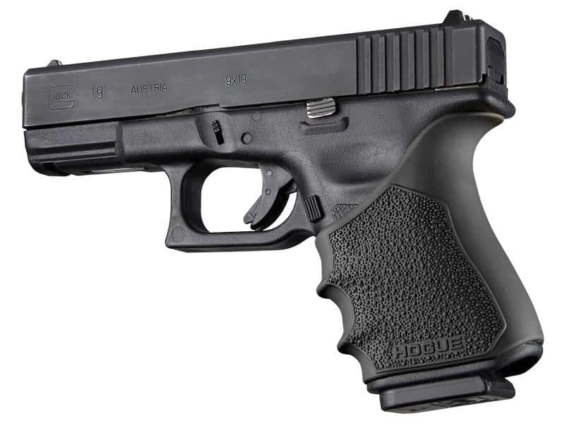 Hogue HandAll Beavertail Grip Sleeve Glock 19 23 32 38 Gen 3-4  Black