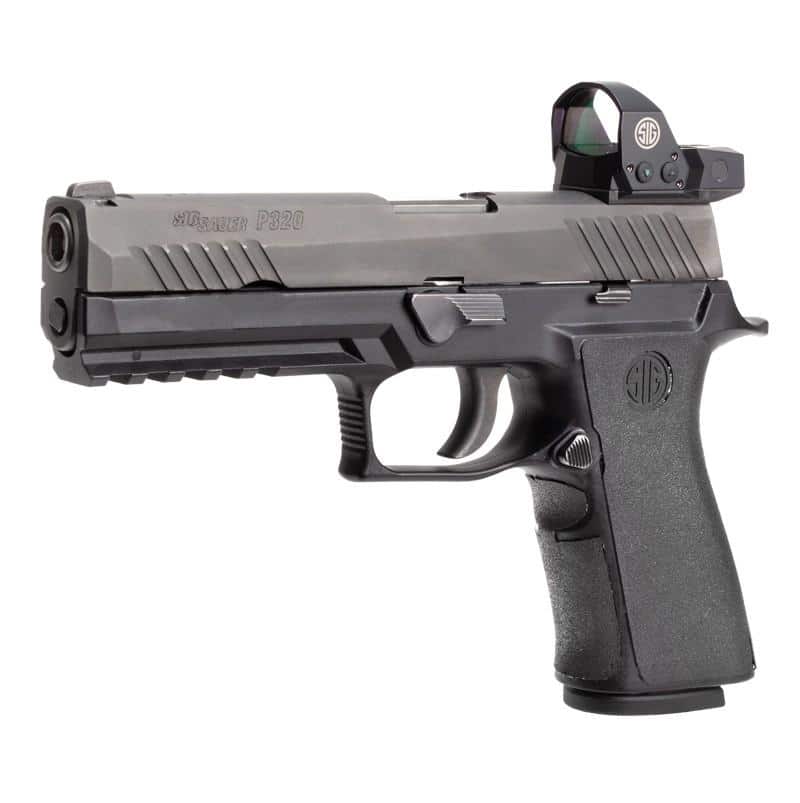 Hogue Wrapter Rubber Adhesive Grip for SIG SAUER P320 Full Size Models (X5 Grip Module) - Black
