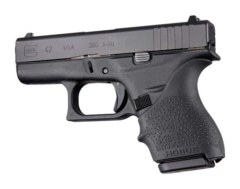 Hogue HandAll Beaver Tail Grip Sleeve Glock 42 43 - Black