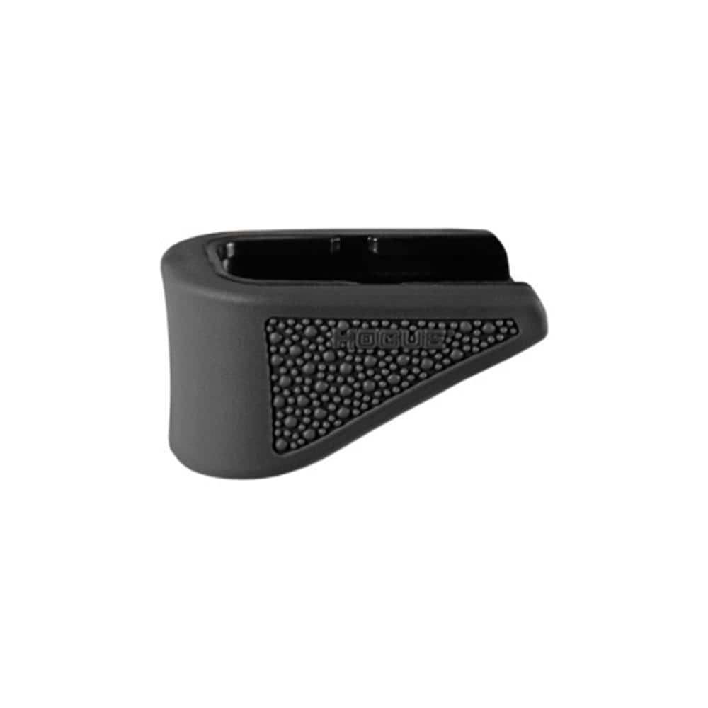 Hogue Overmolded Rubber Grip Extension Base Pad for Glock 42 6/rd Magazines Black