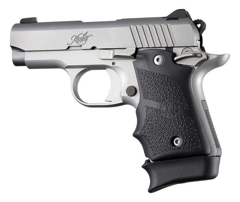 Kimber Micro 9 Ambi Safety Rubber Grip with Finger Grooves Black