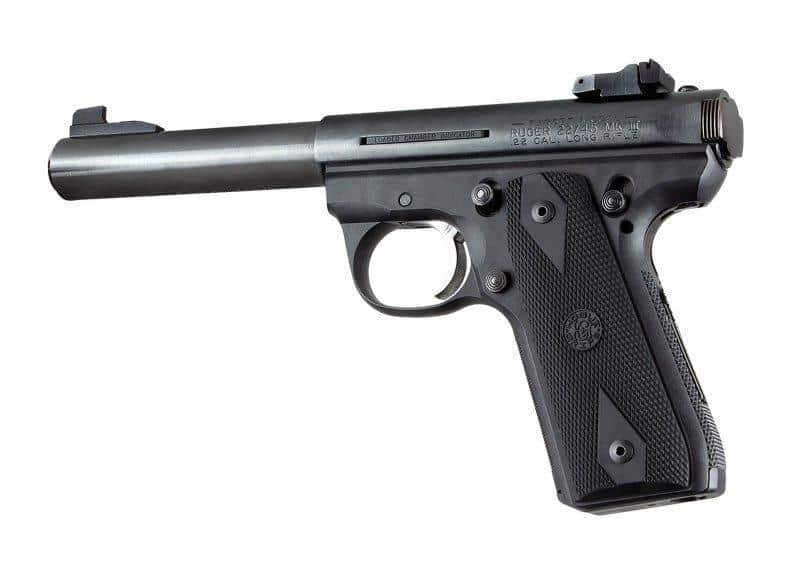 Ruger 22/45 RP Rubber Grip Panels Checkered W/Diamonds