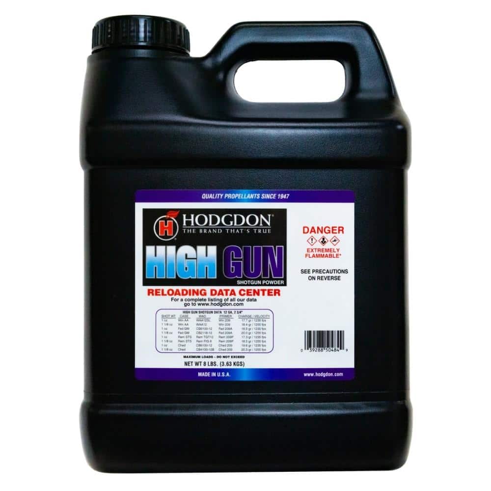 Hodgdon High Gun Shotgun/Pistol Powder - 8lbs